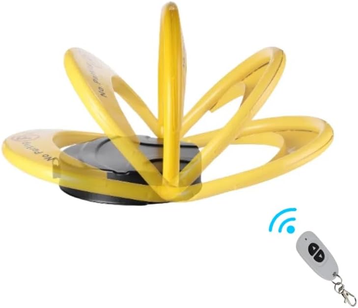 TAZEET Intelligent Remote Control Parking Lock with Alarm – Heavy-Duty Waterproof Car Parking Barrier
