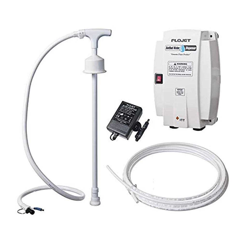 Xylem Flojet Bottled Water Dispensing System – 5000 Series Pump, 230V, 40 PSI for Coffee Makers & Ice Dispensers (Model: BW5003-000A) - Tazeet.com
