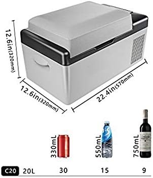 20L Rechargeable Car Fridge Freezer – Portable Compressor Cooler Box for Camping, RV, and Road Trips (12V/24V/AC)
