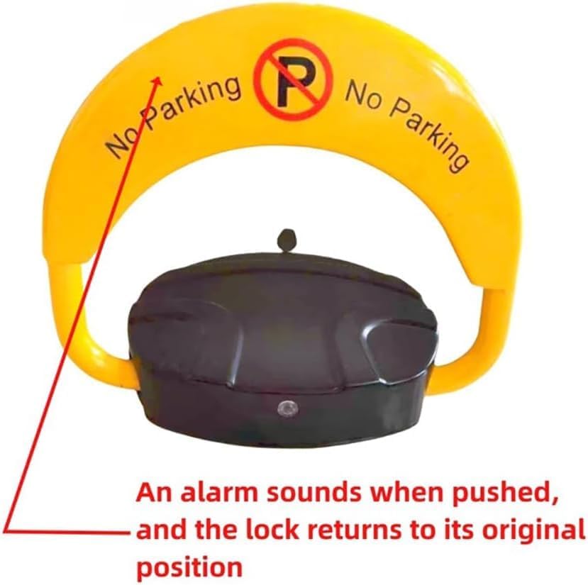 TAZEET Intelligent Remote Control Parking Lock with Alarm – Heavy-Duty Waterproof Car Parking Barrier