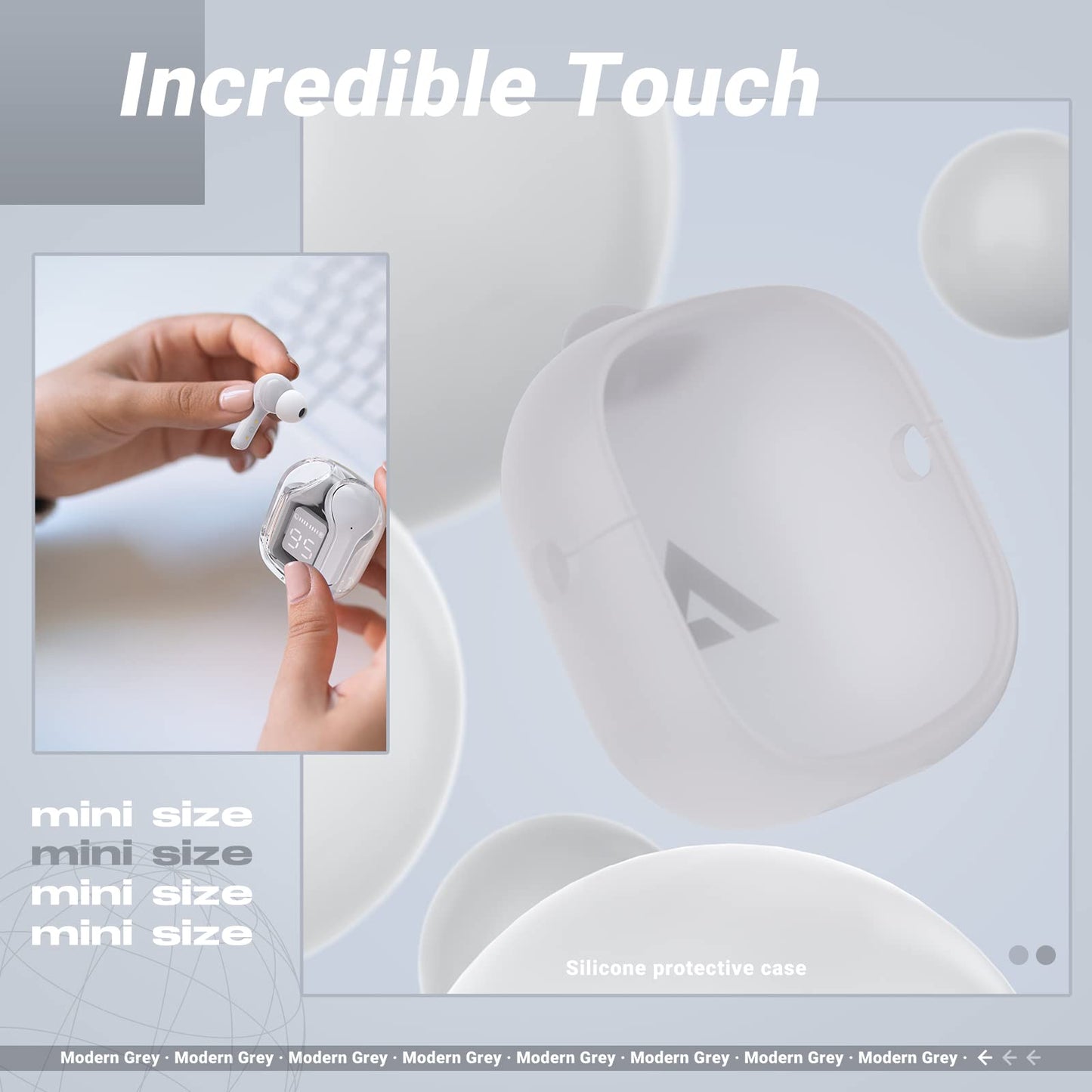 T6 Wireless Earbuds ENC Noise Cancelling, HiFi Stereo, LED Display & Mic - Tazeet.com