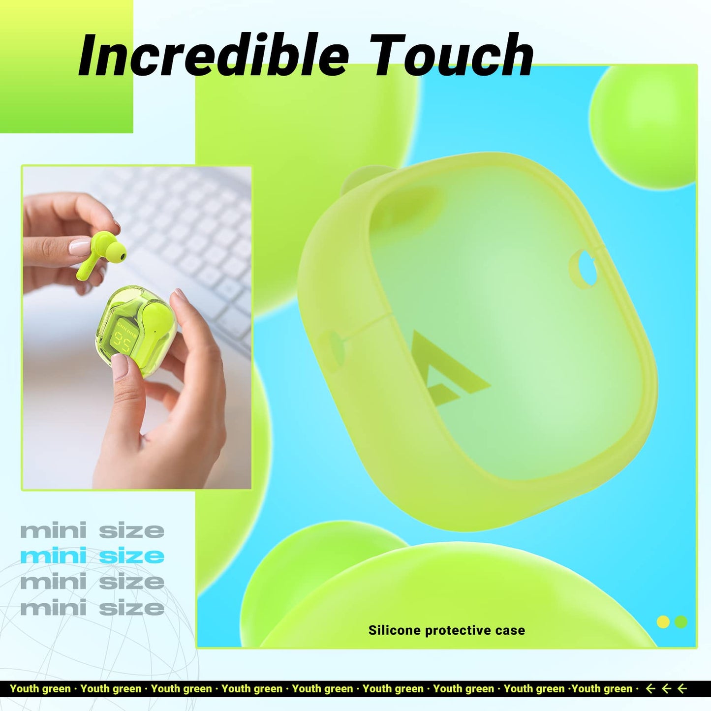 T6 Wireless Earbuds ENC Noise Cancelling, HiFi Stereo, LED Display & Mic - Tazeet.com