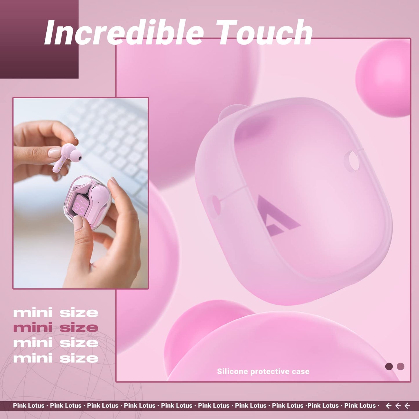 T6 Wireless Earbuds ENC Noise Cancelling, HiFi Stereo, LED Display & Mic - Tazeet.com