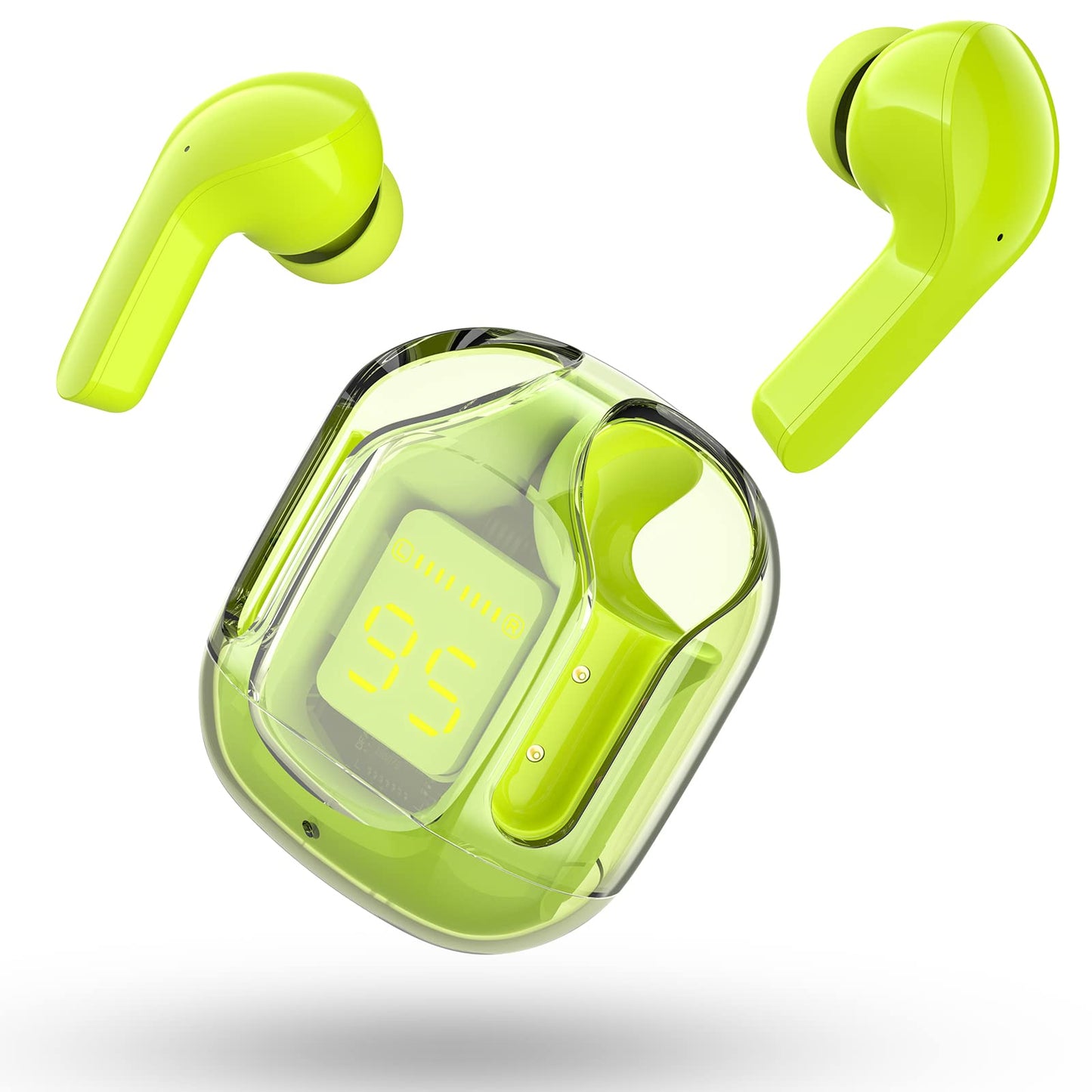 T6 Wireless Earbuds ENC Noise Cancelling, HiFi Stereo, LED Display & Mic - Tazeet.com