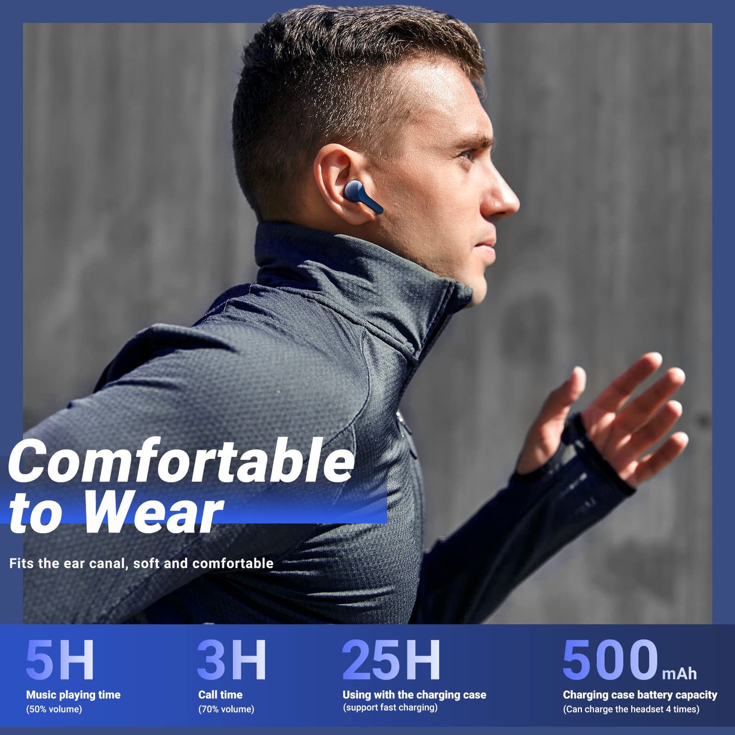 T6 Wireless Earbuds ENC Noise Cancelling, HiFi Stereo, LED Display & Mic - Tazeet.com