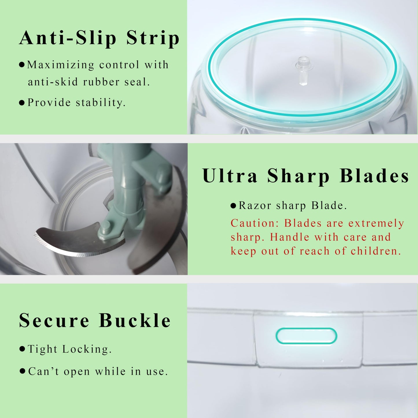 Tazeet 900Ml Upgraded Quality Manual Hand-Pulled Food Processor - Compact Portable String Vegetable Chopper for Small Kitchens, Quick Mincer for Vegetables, Garlic, Onions. Garlic Peeler Convinient - Tazeet.com