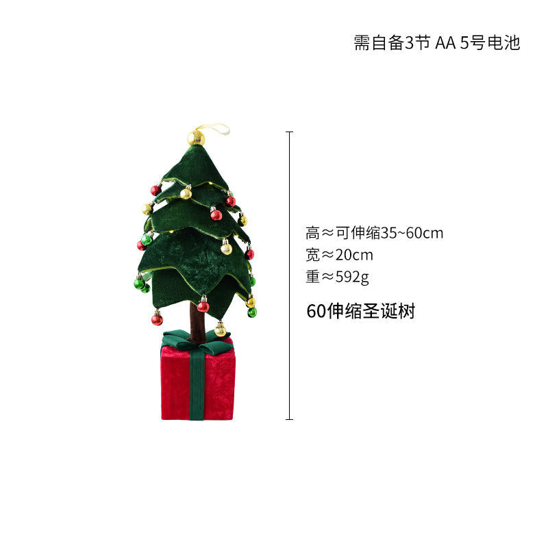 New Arrival Stretchable Gift Pack Christmas Tree – Creative Tabletop Xmas Decoration for Home & Party - Tazeet.com