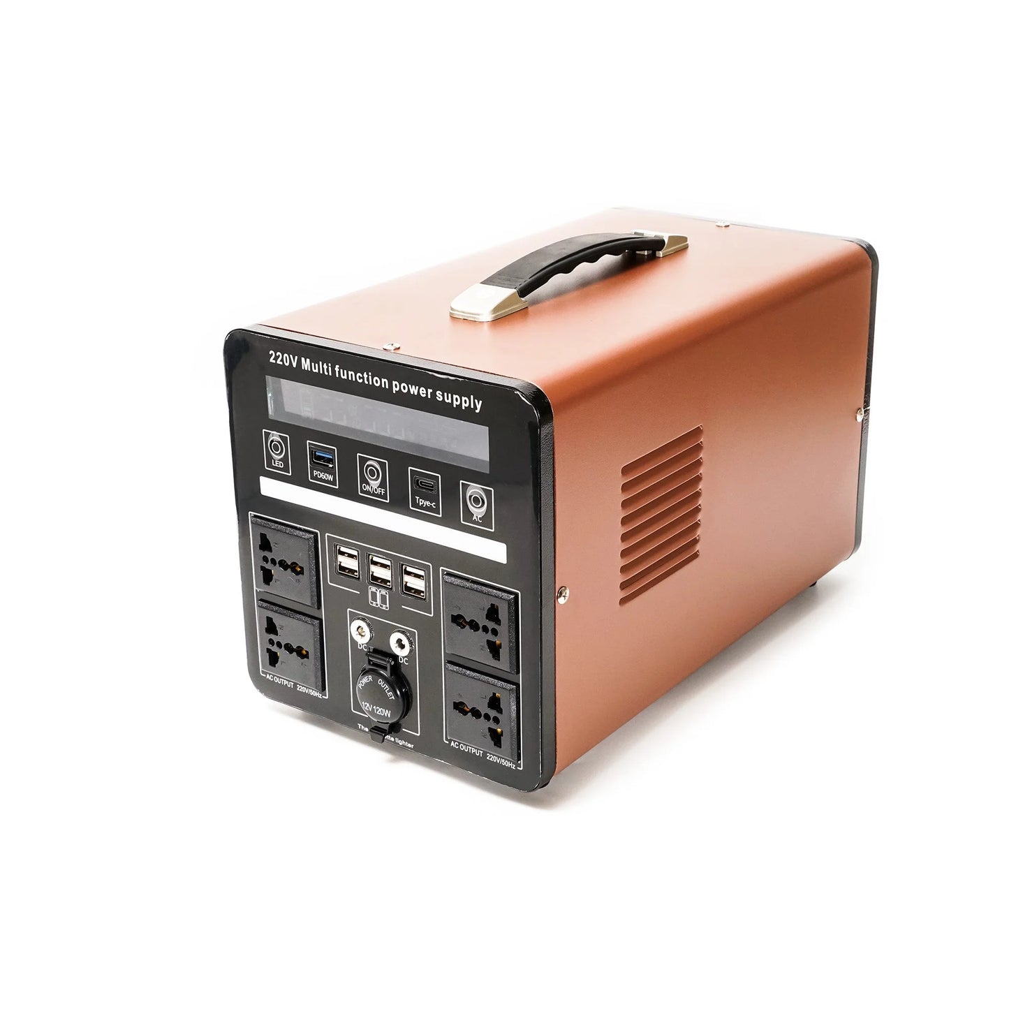 High-Capacity Portable Power Station MP7-1200W – 1200W Output with 720Wh Battery, Multiple Charging Ports