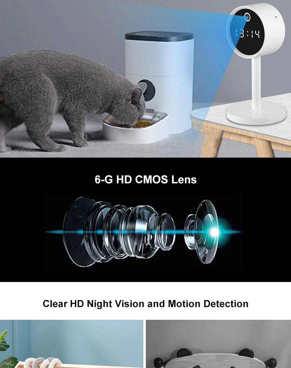 X8-1080P Wi-Fi Clock Camera | Wireless Home Security Cam with Night Vision & Two-Way Audio - Tazeet.com