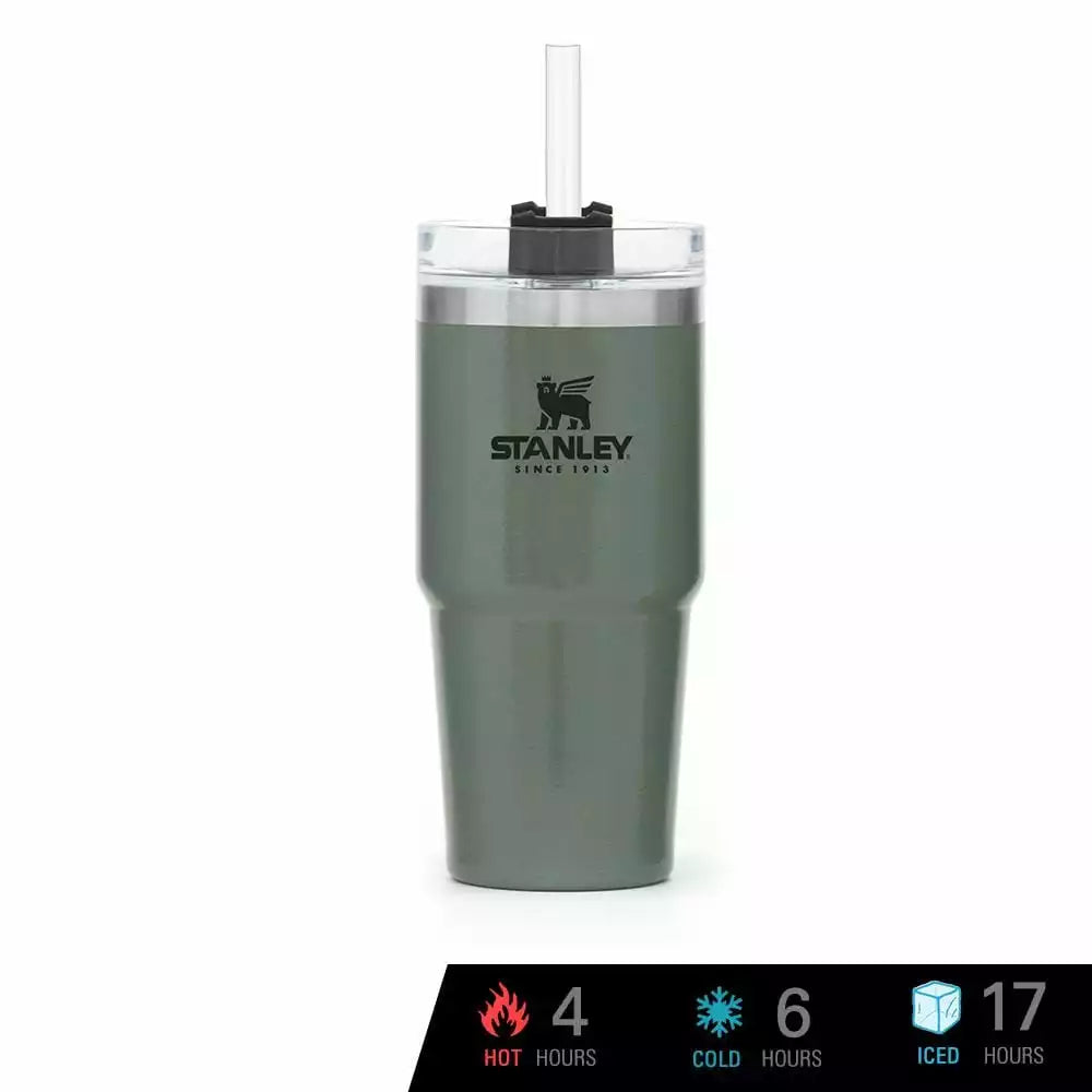 Stanley Quencher H2.O FlowState™ Tumbler 20oz (590ml) – BPA-Free, Double-Wall Vacuum Insulated, Sustainable Stainless Steel - Tazeet.com