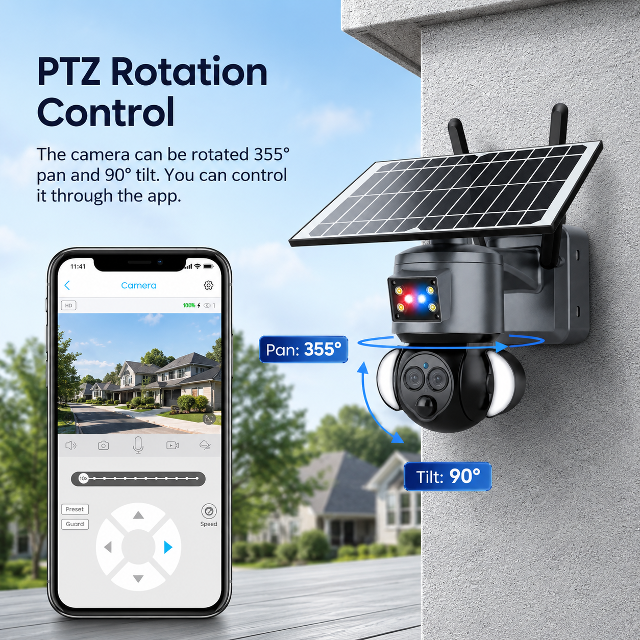 ST-558 Solar Dual-Lens PTZ Security Camera 2K - product image 9