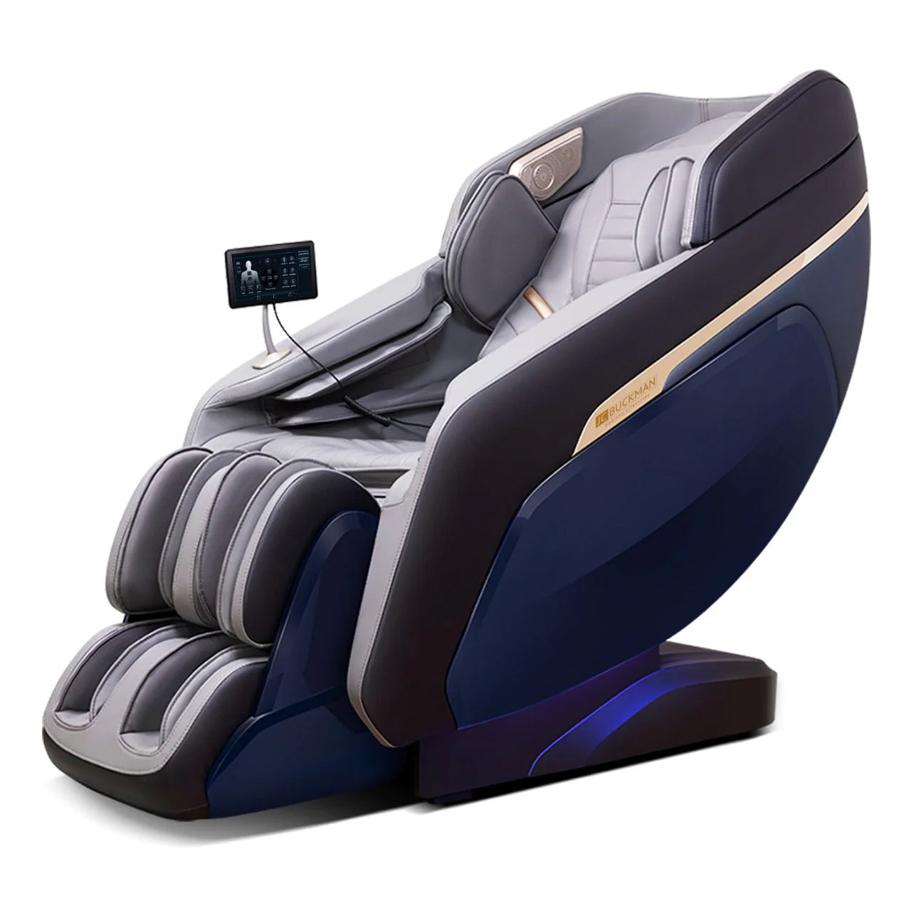 JC Buckman ElateUs 4D Massage Chair with Free V Jog Treadmill – Full Body Airbags Massage, Zero Gravity Recliner, LED Control, Bluetooth Speakers - Tazeet.com