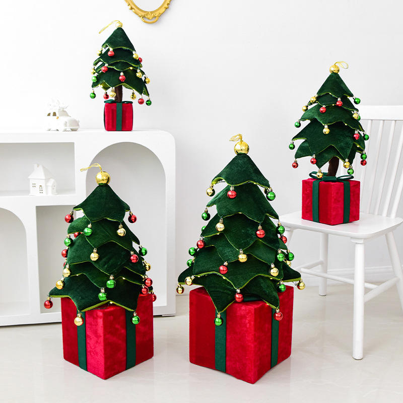 New Arrival Stretchable Gift Pack Christmas Tree – Creative Tabletop Xmas Decoration for Home & Party - Tazeet.com