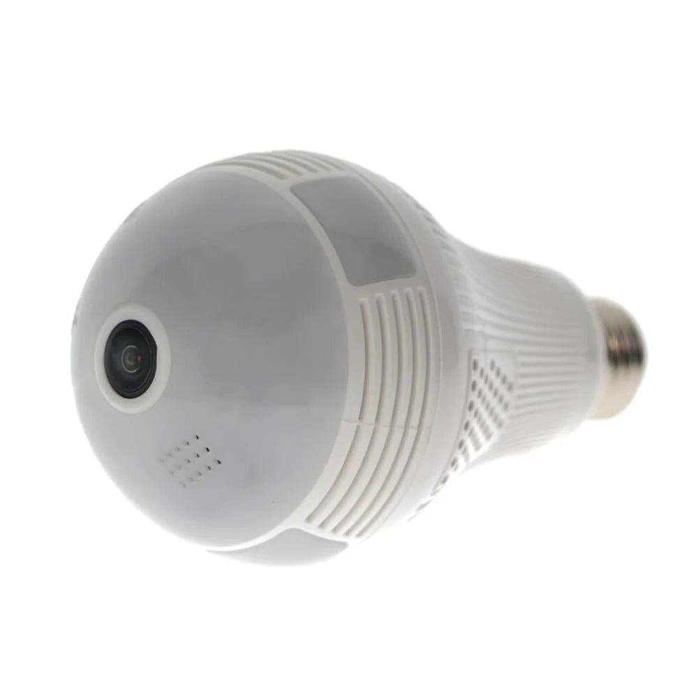 Panoramic Wide Bulb Camera B13-I-V2 | 1.3MP | 960P HD Resolution | 360° View | Motion Detection | Two-way Audio | Wi-Fi | App Connectivity - Tazeet.com