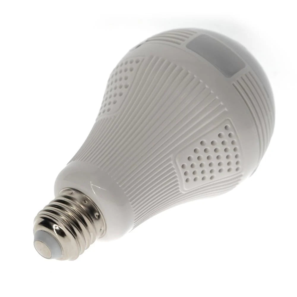 Panoramic Wide Bulb Camera B13-I-V2 | 1.3MP | 960P HD Resolution | 360° View | Motion Detection | Two-way Audio | Wi-Fi | App Connectivity - Tazeet.com