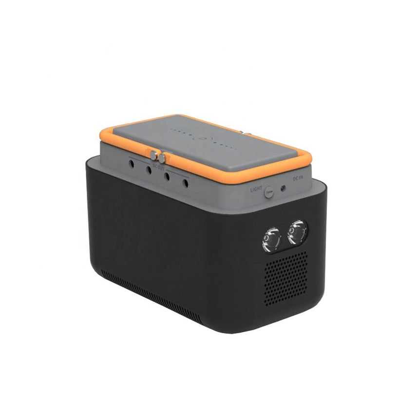 Portable Power Station – Model BS100, 120W Output with 45000mAh Battery and Solar Panel - Tazeet.com