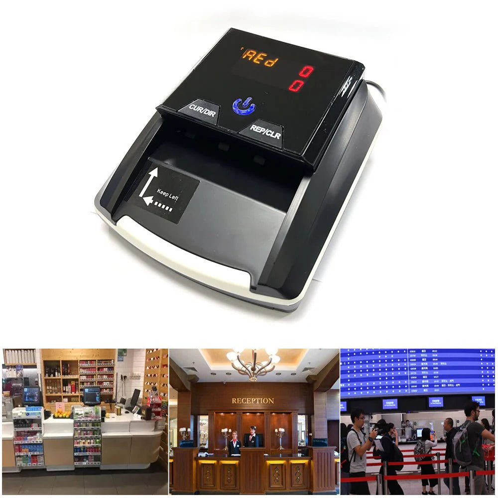 Mini Currency Counter Model CN-136 with Multi-Currency Support and Advanced Detection - Tazeet.com