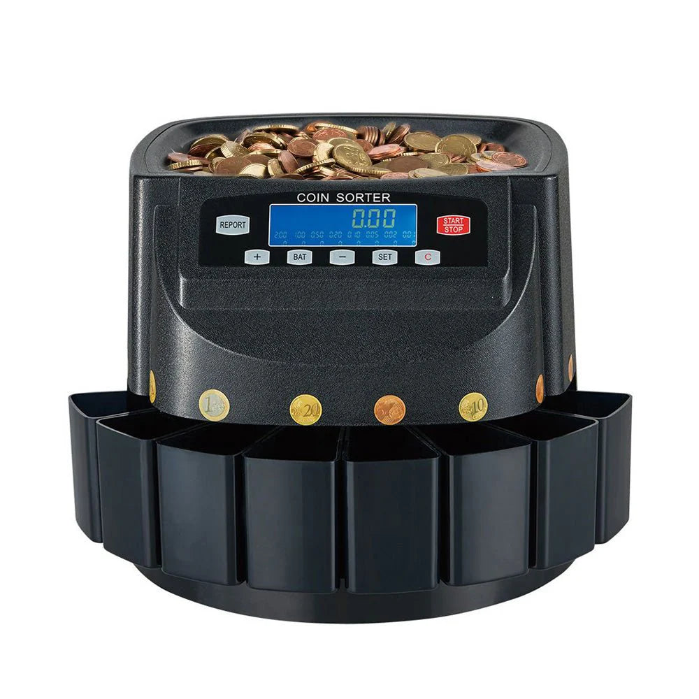 Coin Sorter/Counter Model CN-550 - High-Efficiency Sorting & Counting for Multiple Coin Types - Tazeet.com