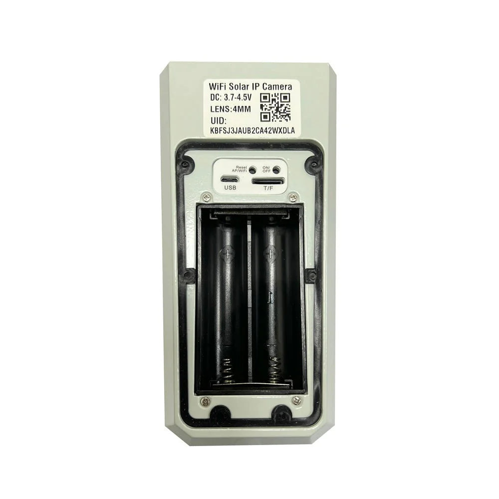 NIP Solar Camera | 2MP, 1080P, Wi-Fi, IR Night Vision, Two-Way Audio, IP67 Waterproof - Tazeet.com
