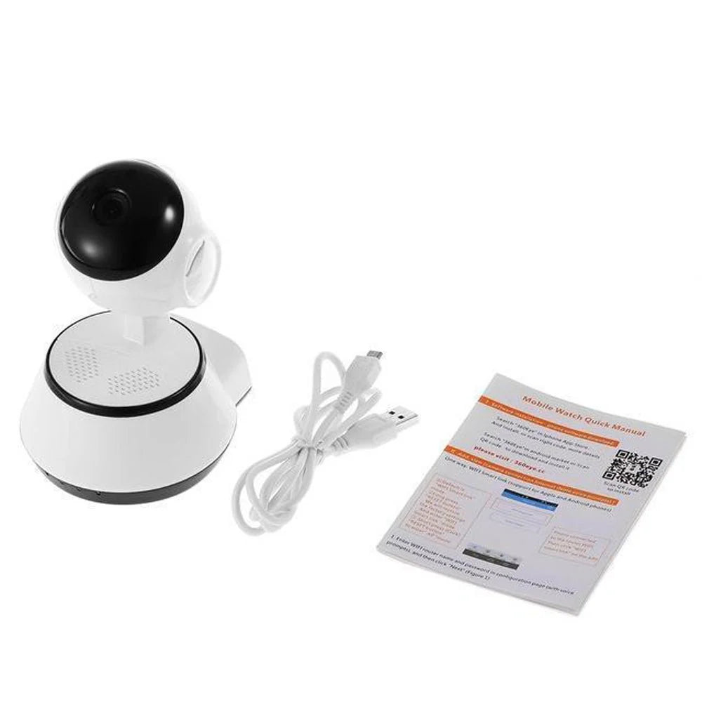 PTZ Wireless Camera NIP-Q6 | 1MP | 720P | 360° Horizontal Rotation | 90° Vertical | 4x Digital Zoom | Night Vision - Tazeet.com
