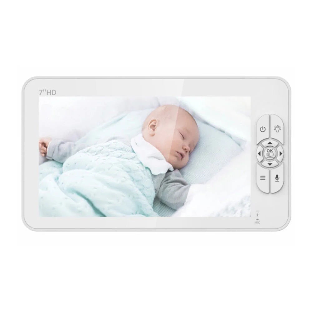 PTZ Wireless Baby Monitor with 7” HD LCD Display - Model SM70PTZ | Temperature Alarm & IR Night Vision - Tazeet.com