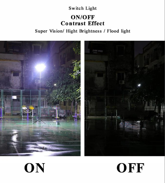 Adjustable Multi-Function Lamp VIP-08 - High-Performance 120W with Six Adjustable Heads and Tripod - Tazeet.com