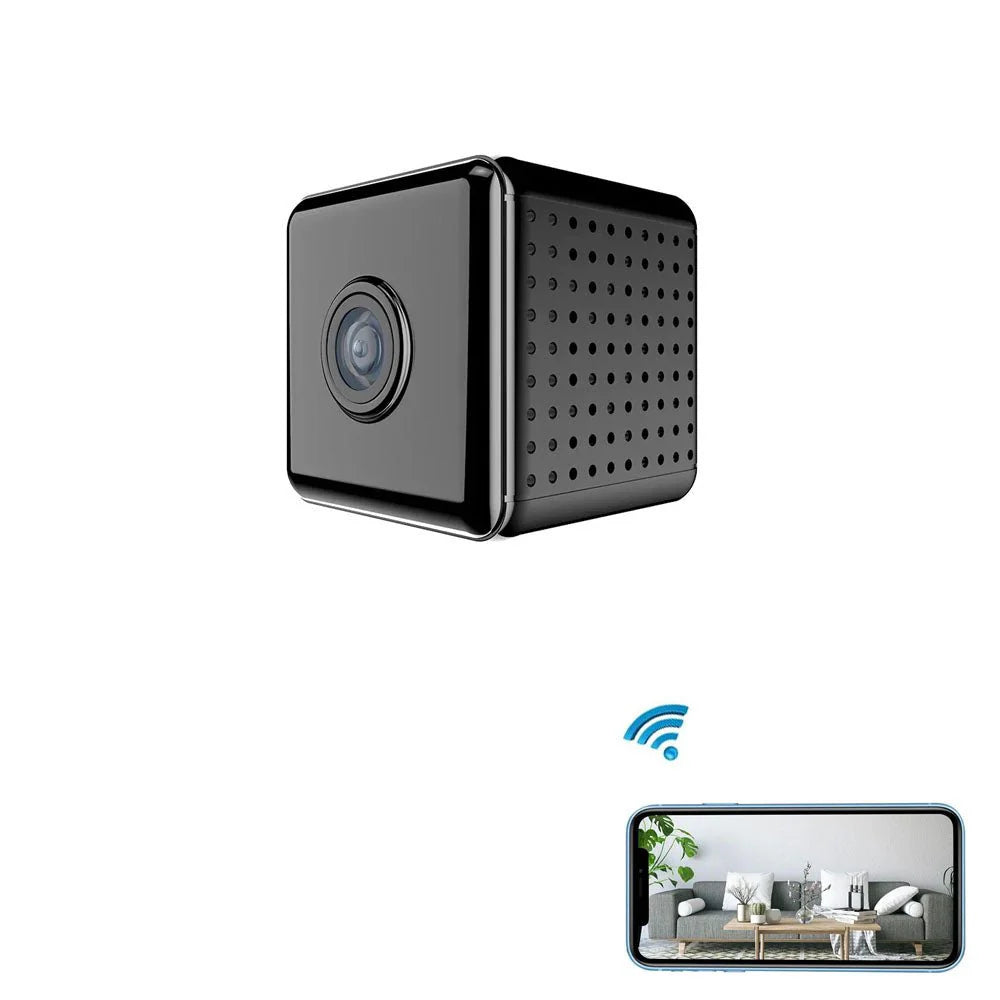 Mini Wireless Camera W10 | 1080P Wi-Fi Compact Security Cam with Night Vision & Motion Detection - Tazeet.com
