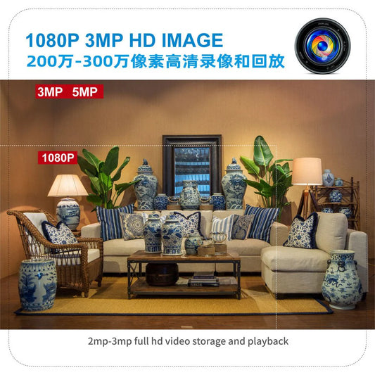 PTZ Wireless Bulb Camera Y22 | 2MP 1080P Resolution | 360° Pan & 90° Tilt | IR Night Vision | Motion Detection | Wi-Fi | App Connectivity - Tazeet.com