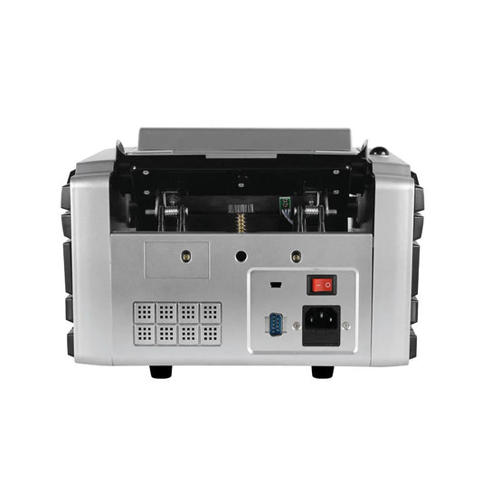 Currency counter AL-6200T with banknote tray and detection sensors