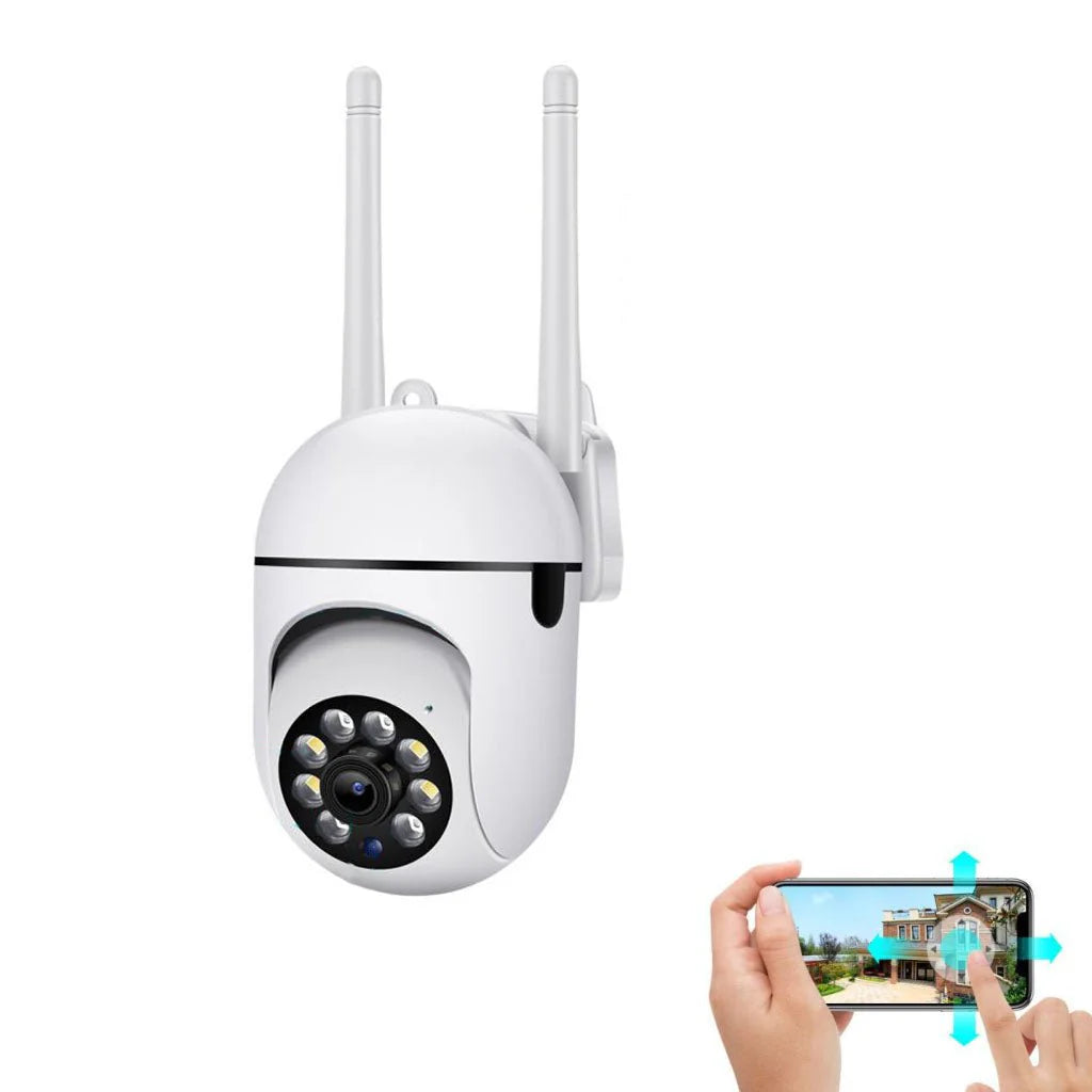 NIP-27 PTZ Wireless Camera | 1080P Resolution, 360° Pan, Night Vision, Two-way Audio - Tazeet.com