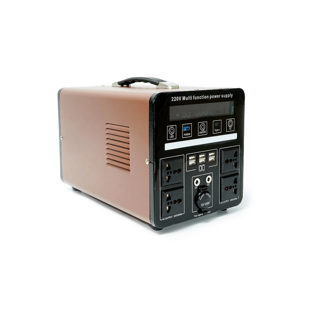 High-Capacity Portable Power Station MP7-1200W – 1200W Output with 720Wh Battery, Multiple Charging Ports