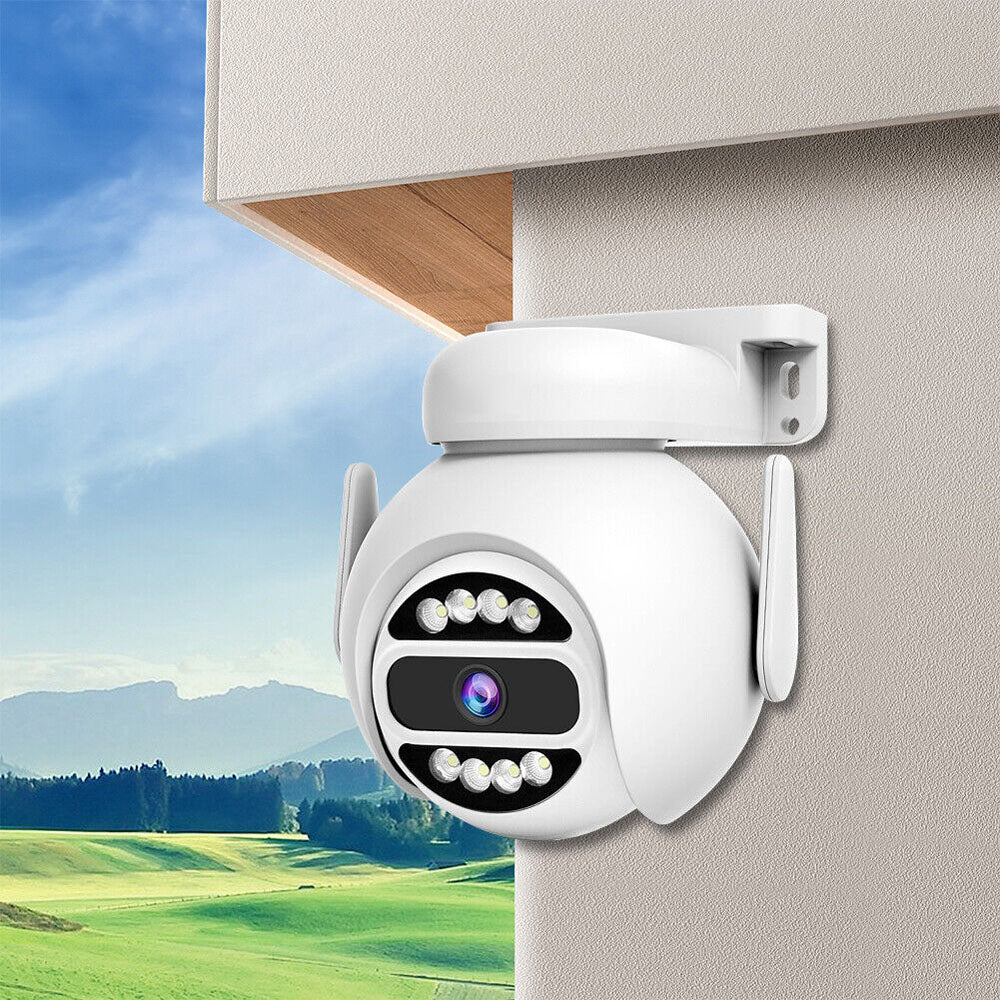 SH047 PTZ Wireless Camera | 4MP 2K Resolution, IR Night Vision, Human Tracking, Two-Way Audio, IP66 Waterproof - Tazeet.com