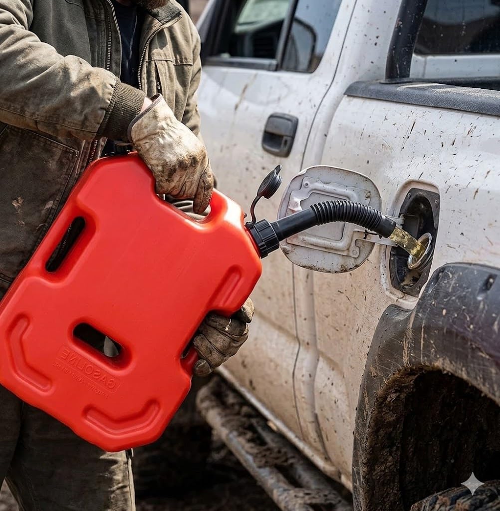 TAZEET 10 litre lockable portable fuel container and mounting bracket — gallery view 9