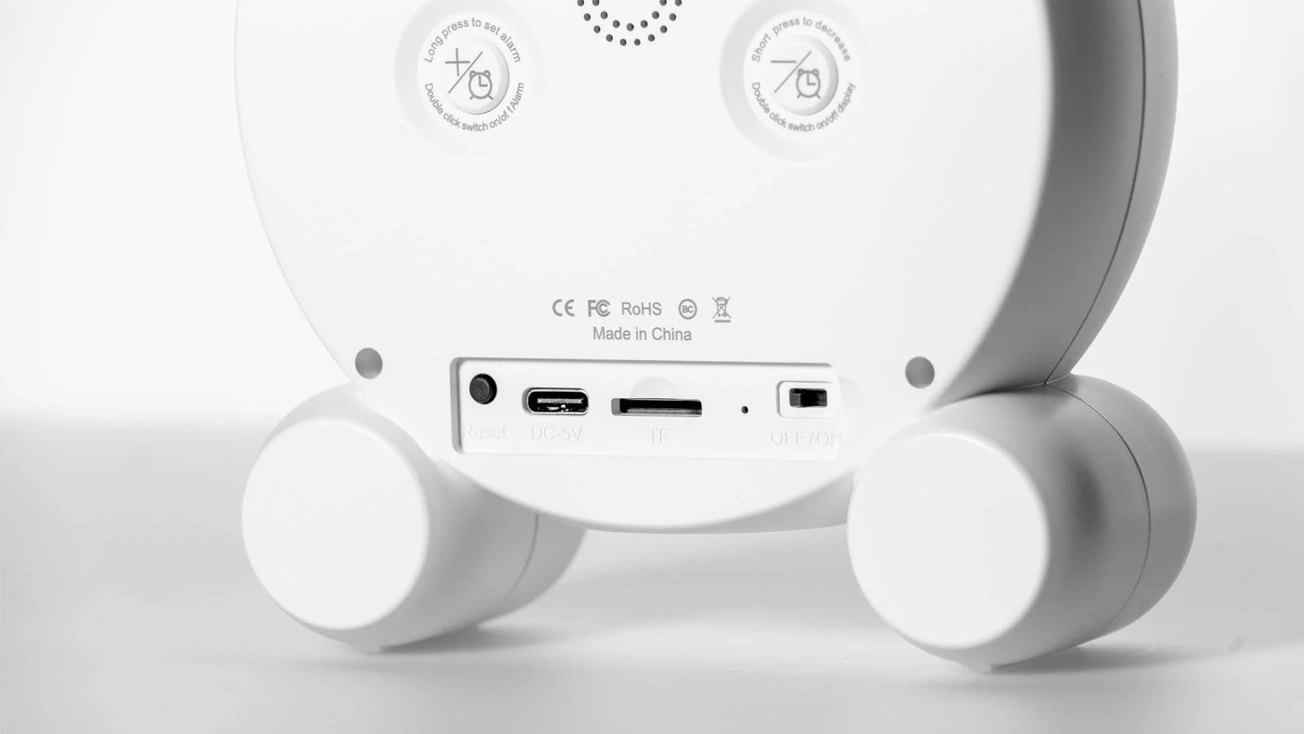 Table Clock with Wireless Camera Model X7-1080P, 1080P Resolution, Night Vision, Motion Detection, App Connectivity, USB Type-C Charging - Tazeet.com