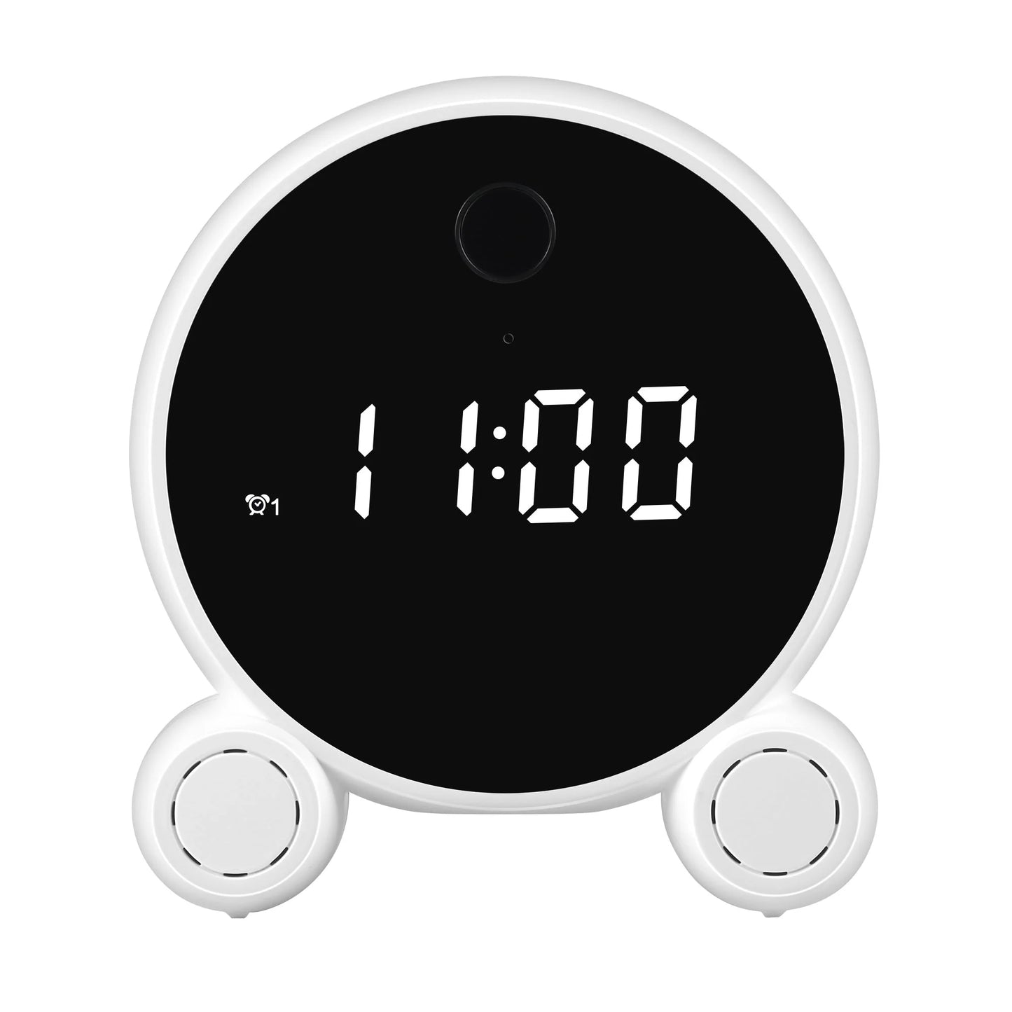 Table Clock with Wireless Camera Model X7-1080P, 1080P Resolution, Night Vision, Motion Detection, App Connectivity, USB Type-C Charging - Tazeet.com