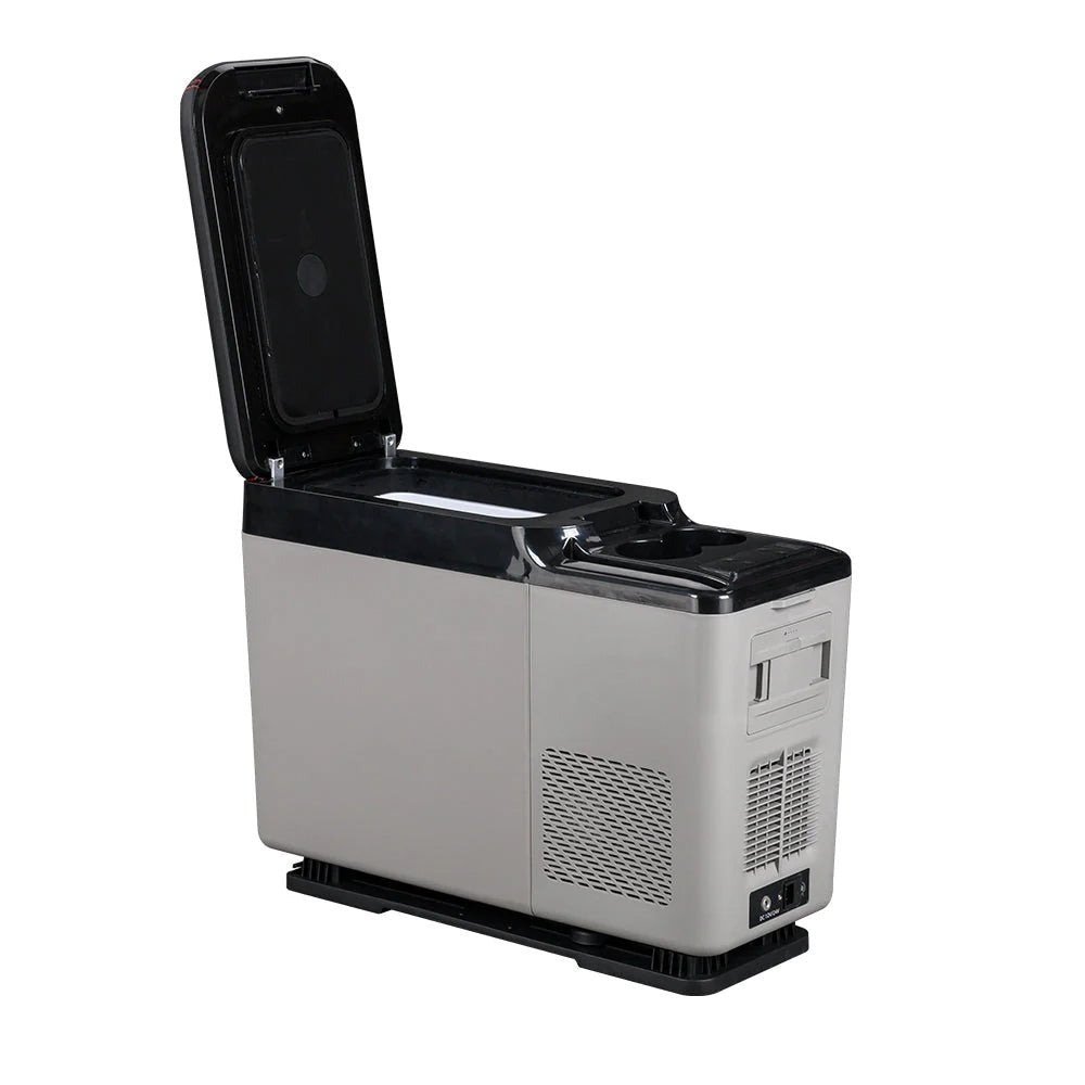 15L Portable Car Fridge with APP Control, Dual Power, 4 - Hour Battery, DC 12V/24V for Vehicles & Camping - Tazeet.com