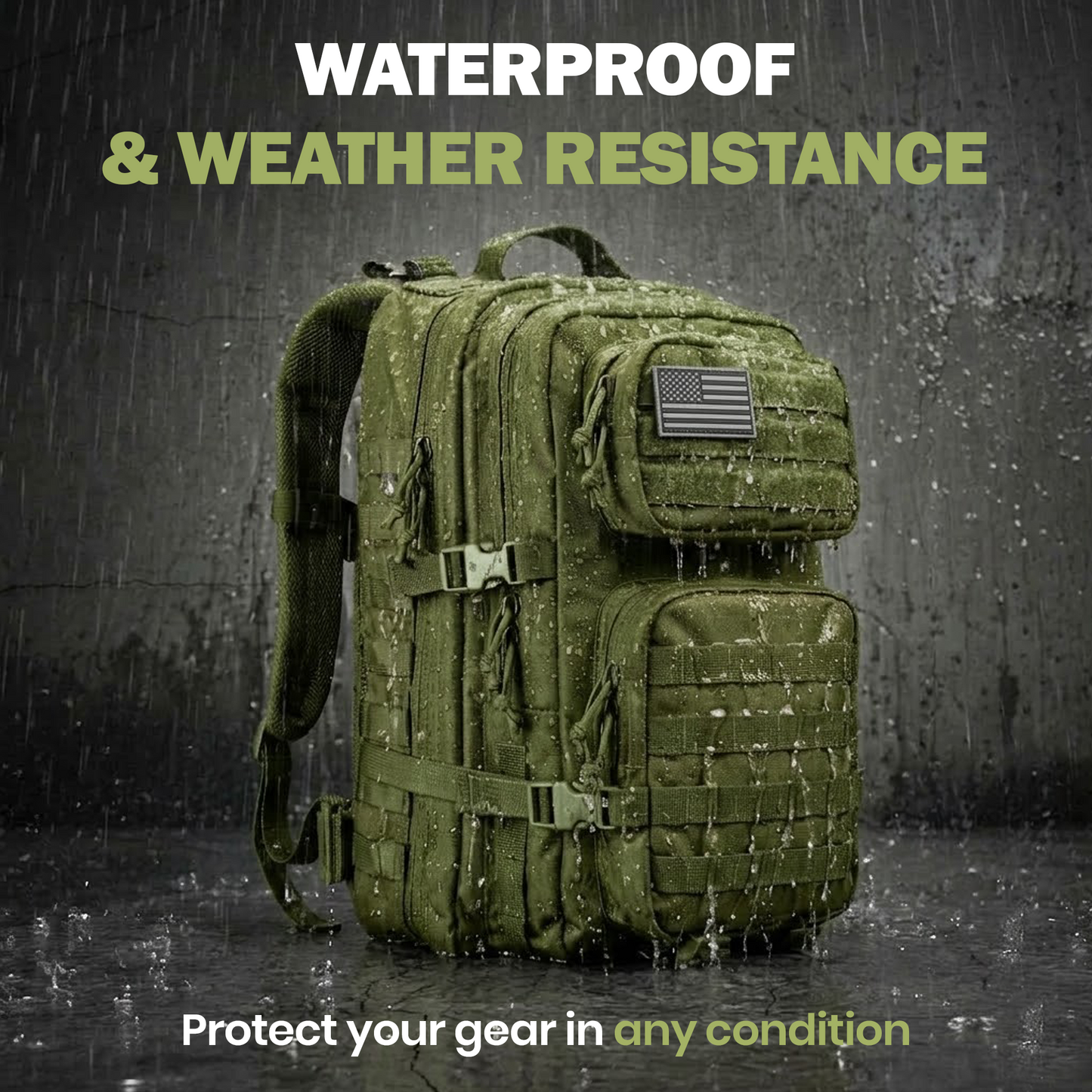 40L Outdoor Hiking Backpack – Waterproof MOLLE Travel & Camping Bag - image 21