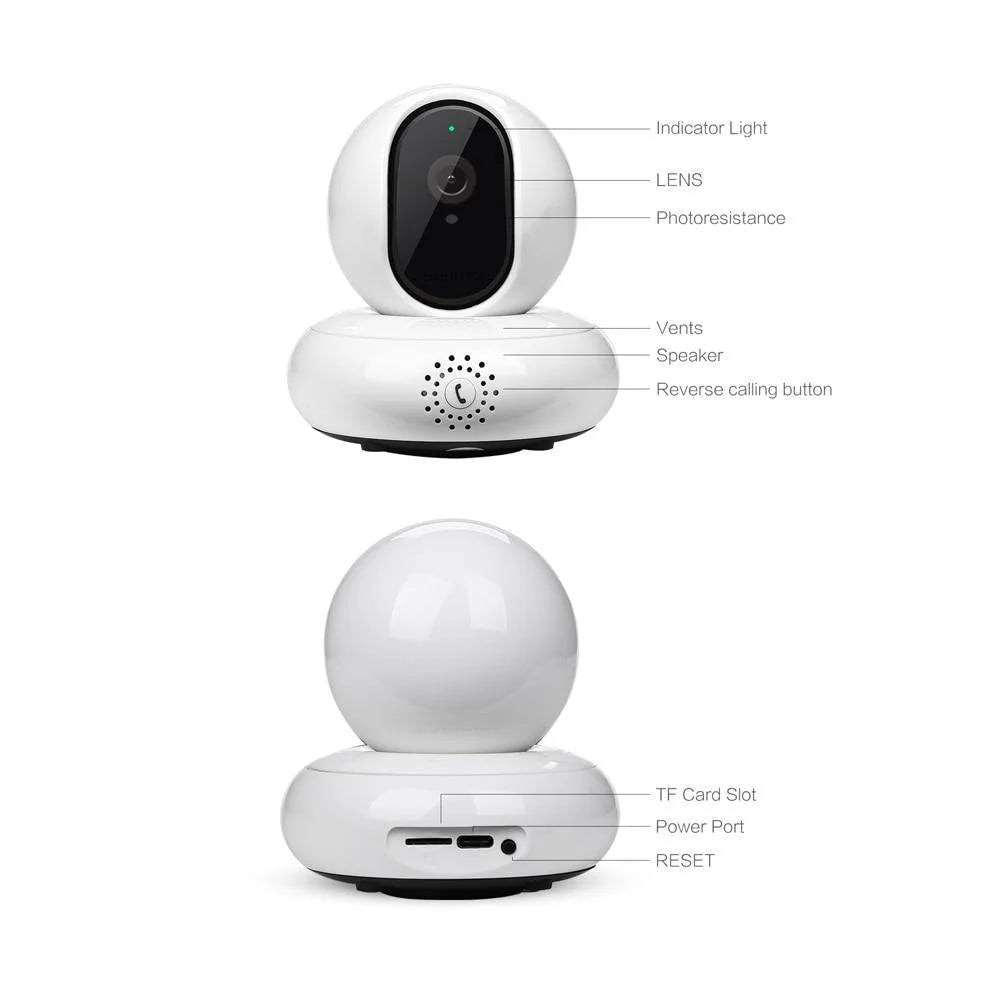 PTZ Wireless Camera EC67-R11 | 2MP | 1080P | Motion Detection | IR Night Vision | App Connectivity - Tazeet.com