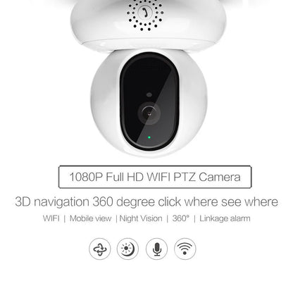 PTZ Wireless Camera EC67-R11 | 2MP | 1080P | Motion Detection | IR Night Vision | App Connectivity - Tazeet.com