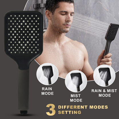 TAZEET Piano Key Thermostatic Shower Set - Rain Head, Hand Shower, Shattaf & Tub Spout - image 7