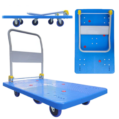 Foldable Platform Truck Dolly with Swivel Wheels – Moving Hand Truck for Home & Warehouse Use - image 2
