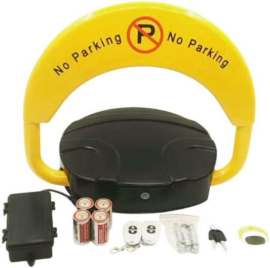 TAZEET Intelligent Remote Control Parking Lock with Alarm – Heavy-Duty Waterproof Car Parking Barrier