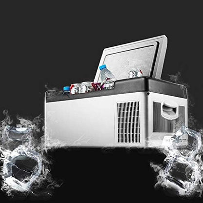 20L Rechargeable Car Fridge Freezer – Portable Compressor Cooler Box for Camping, RV, and Road Trips (12V/24V/AC)
