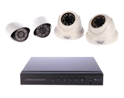 4 Channel CCTV DVR Kit 4004D | 1MP | 720P | IP66 Waterproof | IR Night Vision | Motion Detection | Audio Recording | App Connectivity