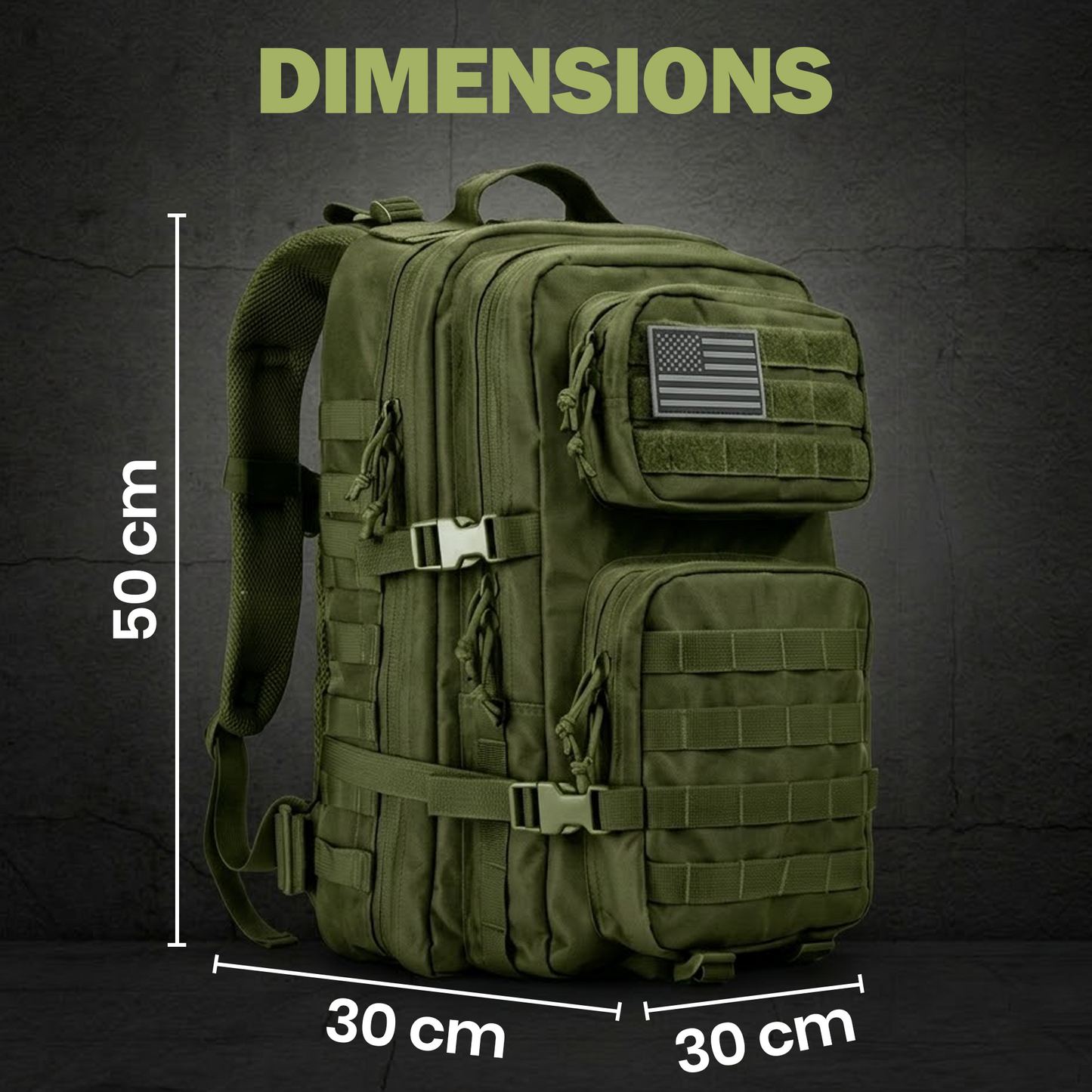 40L Outdoor Hiking Backpack – Waterproof MOLLE Travel & Camping Bag - image 17