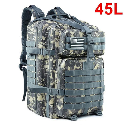 50L Large Capacity Man Army Tactical Backpacks Bag - Tazeet.com