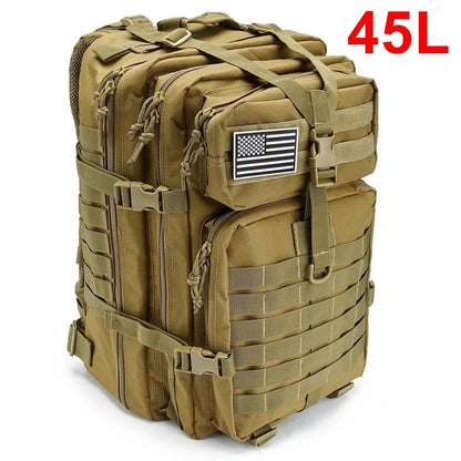 50L Large Capacity Man Army Tactical Backpacks Bag - Tazeet.com