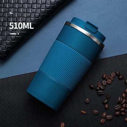 510ml Stainless Steel Coffee Cup - Vacuum Insulated Travel Mug for Home, Office, Outdoor - Keeps Drinks Hot or Cold - Tazeet.com