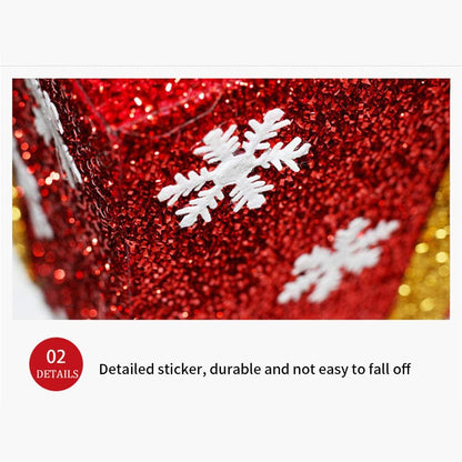 Festival Supply Christmas Decoration Gift Box – Snowflake Santa Paper for Specialty Stores & Super Scene Decorations