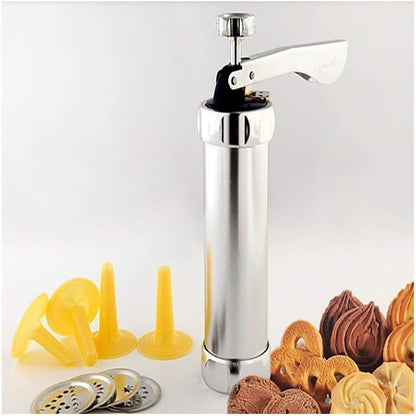 Tazeet Biscuit Cookie Maker Press Machine – Versatile Pastry Decorating Gun for Noodles, Snacks, and Cake Decorating